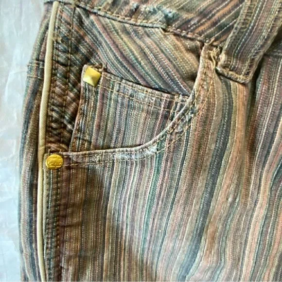 Ecko Red Denim Ruffle Skirt-Striped-Size 3 (juniors) - Picture 3 of 12